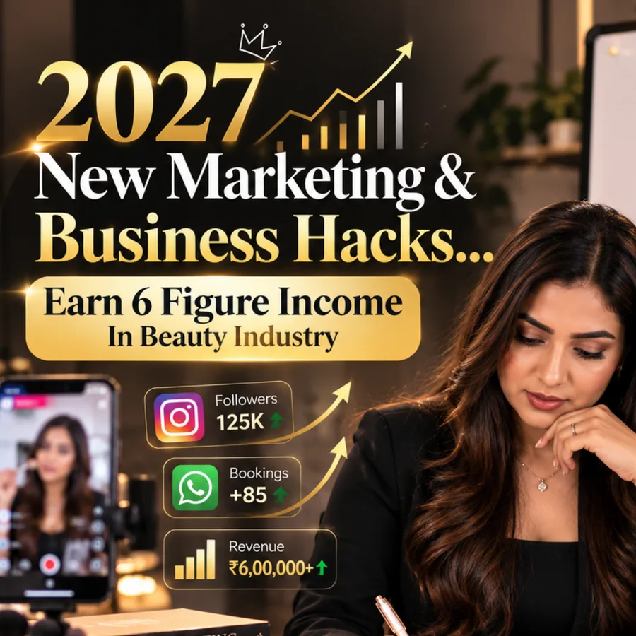 Business roadmap session for a six-figure monthly bridal makeup income